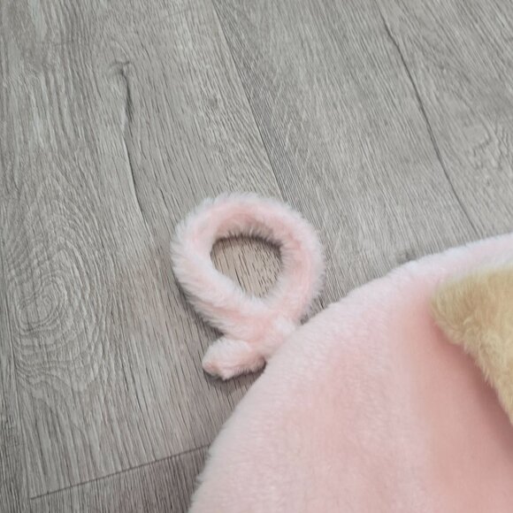 Vintage 1984 Pillow case By Sis Plush Pig Pillow Case Cover With Loop tail - Picture 5 of 7